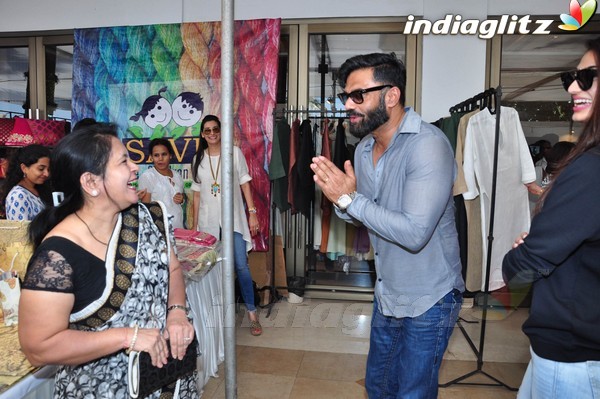 Suniel Shetty, Athiya at Mana Shetty's Fund-Raiser Event