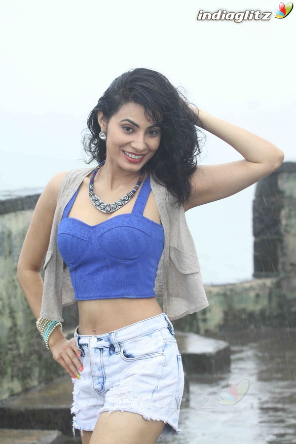 Manisha Kelkar during the Glamorous Rain Photoshoot