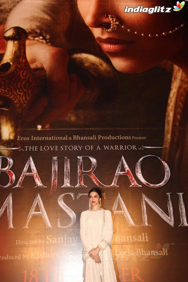 Deepika Padukone Unveils 'Bajirao Mastani' 2nd Poster