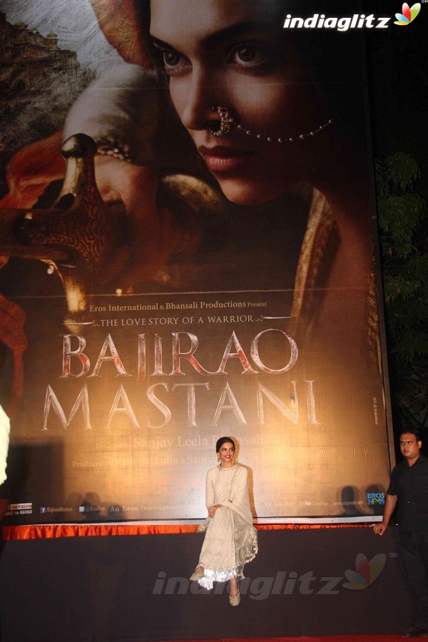 Deepika Padukone Unveils 'Bajirao Mastani' 2nd Poster