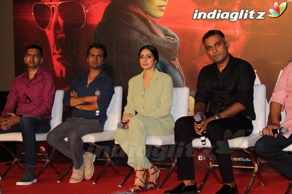 Sridevi & Nawazuddin Siddiqui at 'Mom' Trailer Launch
