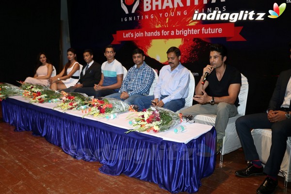 Rajeev Khandelwal & Neha Sharma at Launch of Young Bhartiya Foundation