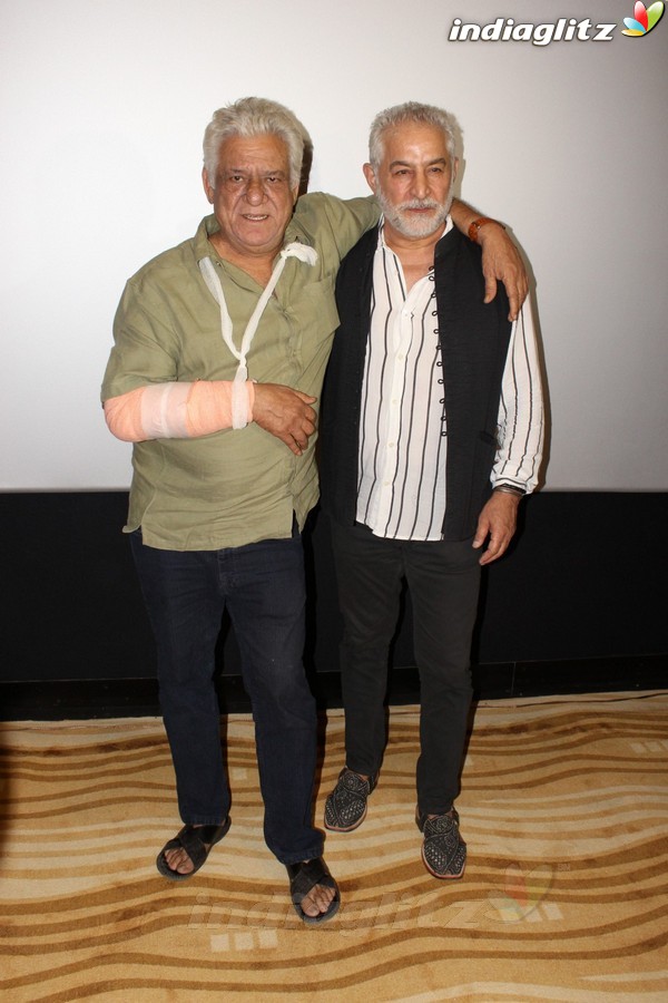 Om Puri & Dilip Tahil at 'Project Marathwada' Trailer & Poster Launch