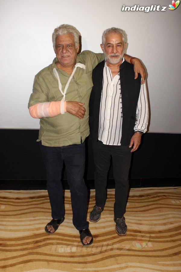 Om Puri & Dilip Tahil at 'Project Marathwada' Trailer & Poster Launch