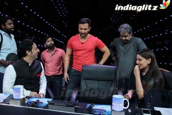 Saif, Katrina Promote 'Phantom' on Indian Idol Junior