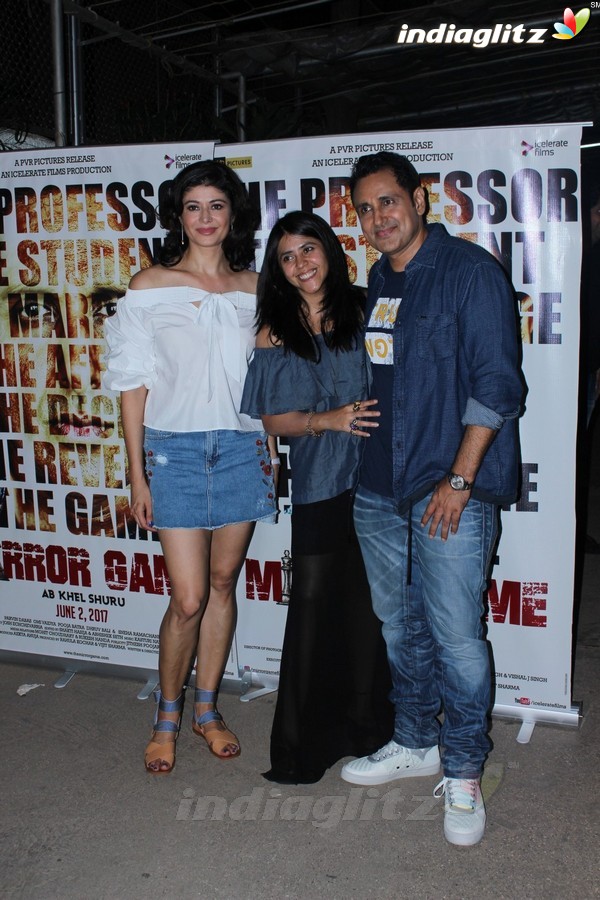 Pooja Batra & Ekta Kapoor at Special Screening of Film 'Mirror Game - Ab Khel Shuru'