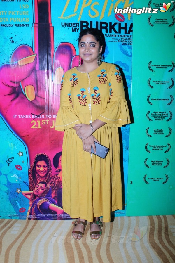 Shraddha Kapoor & Radhika Apte at 'Lipstick Under My Burkha' Screening
