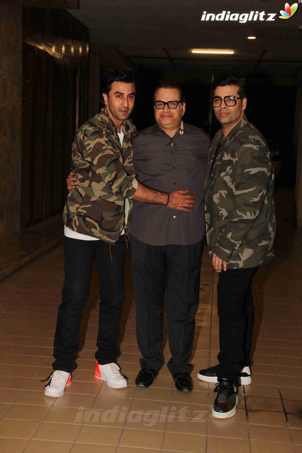 Ranbir Kapoor, Sonakshi Sinha at Producer Ramesh Taurani's Party