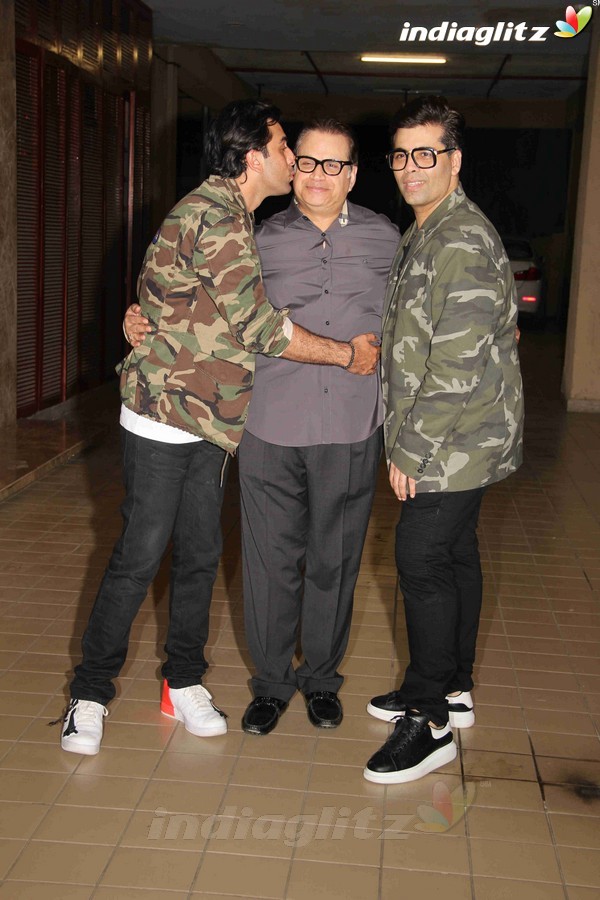 Ranbir Kapoor, Sonakshi Sinha at Producer Ramesh Taurani's Party