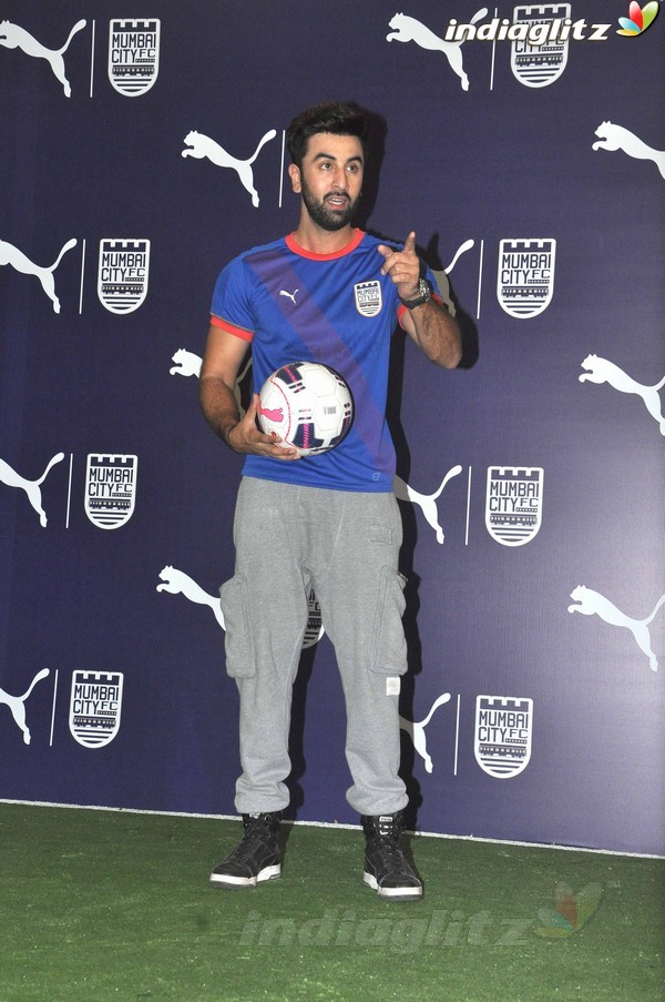 Ranbir Kapoor Launches New Puma Home Kit for Mumbai City FC