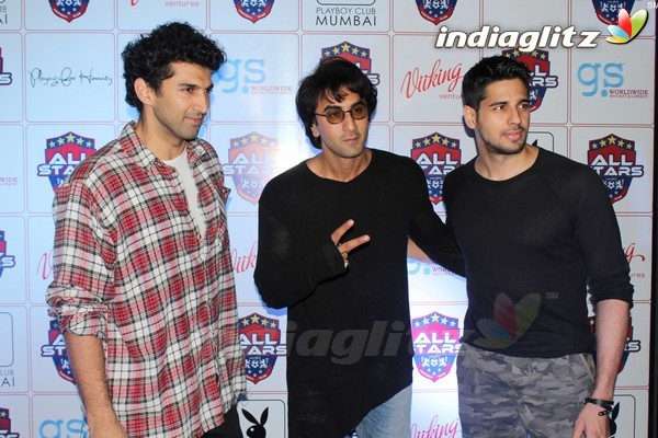 Ranbir Kapoor, Sidharth Malhotra, Aditya Roy Kapur at Celebrity Football Initiative Played For Humanity