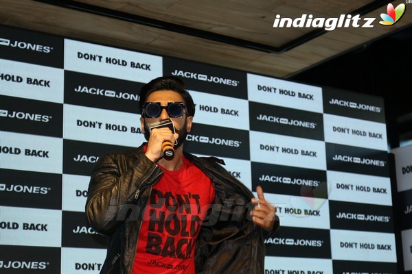 Ranveer Singh at Launch of Jack & Jones Association Don't Hold Back