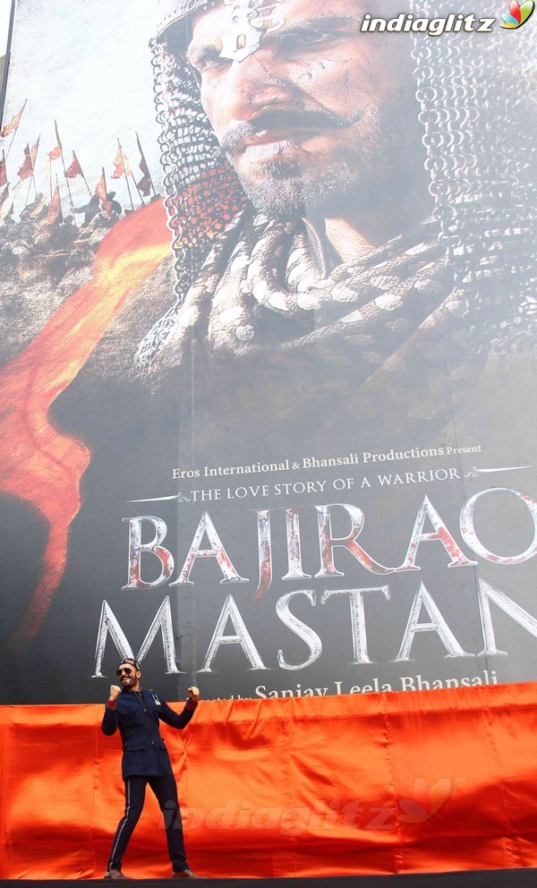 Ranveer Singh Unveils 'Bajirao Mastani' First Look Poster