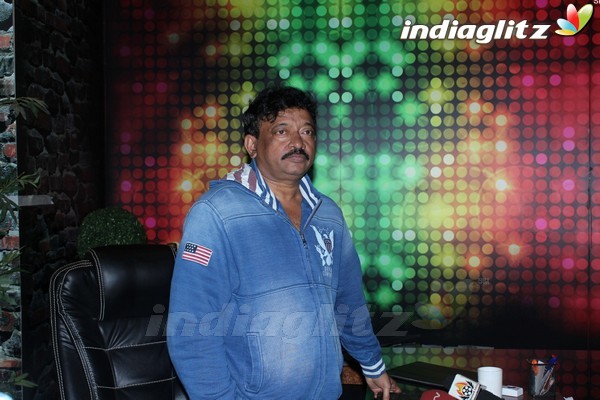 Ram Gopal Varma at Web Series 'Guns & Thighs' Press Meet