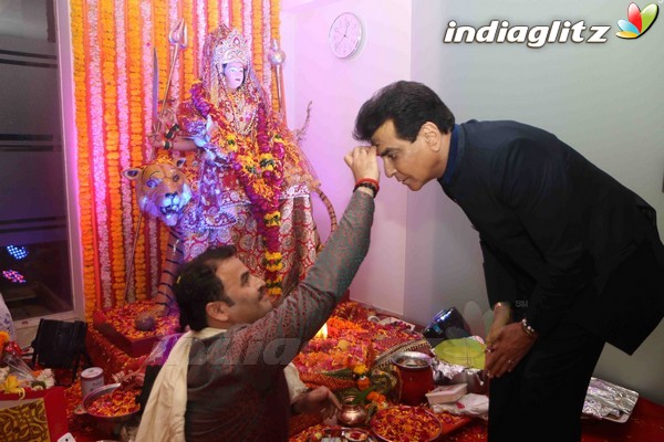 Sachin Tendulkar at Anu Malik's Jagrata