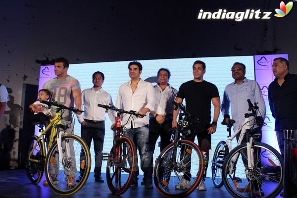 Salman Khan at Launch of Being Human Electric Cycles