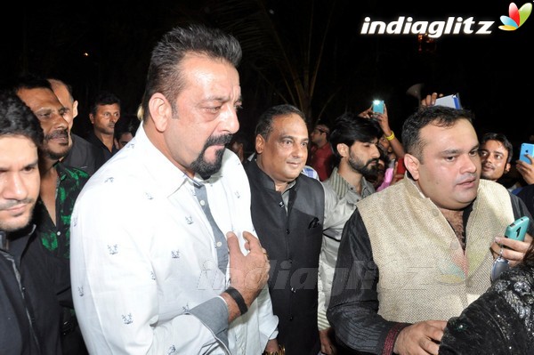 Sanjay Dutt at Khalid Babu Qureshi's Iftar Party