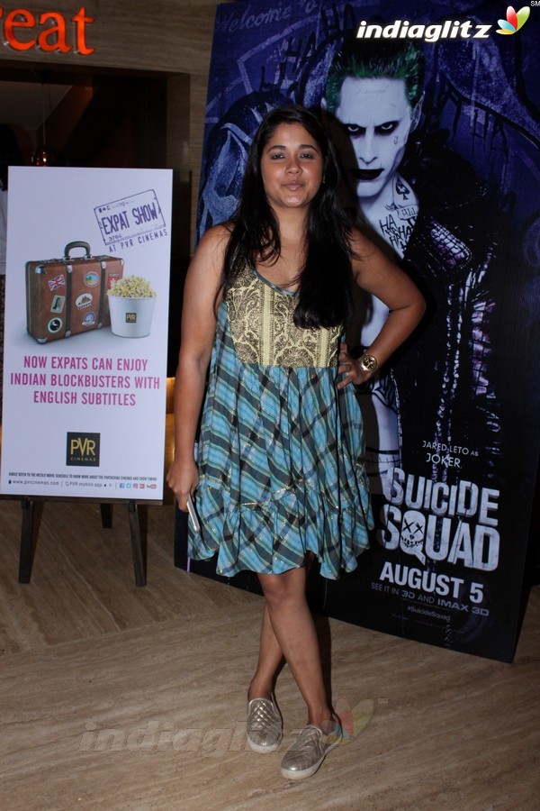 Sarah Jane Dias at Screening of 'Suicide Squad'