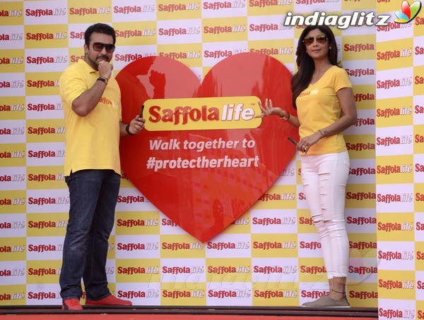 Shilpa Shetty, Raj Kundra Celebrate World Heart Day