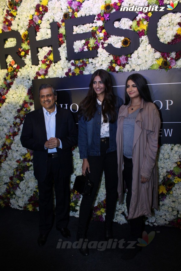 Sonam Kapoor & Rhea Kapoor at 'Rheson' A New Clothing Brand Launch