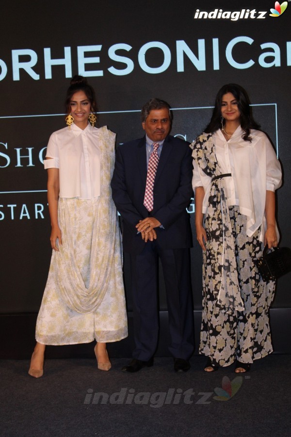 Sonam Kapoor & Rhea Kapoor at Press Showcase of High Street Brand Rheson