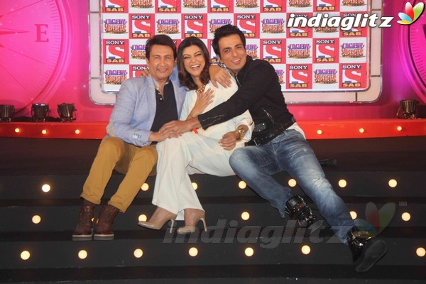Sushmita Sen, Sonu Sood at SAB TV's Comedy Superstar Show Launch
