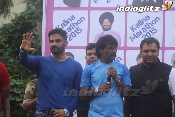 Suneil Shetty at Kalina Marathon 2015