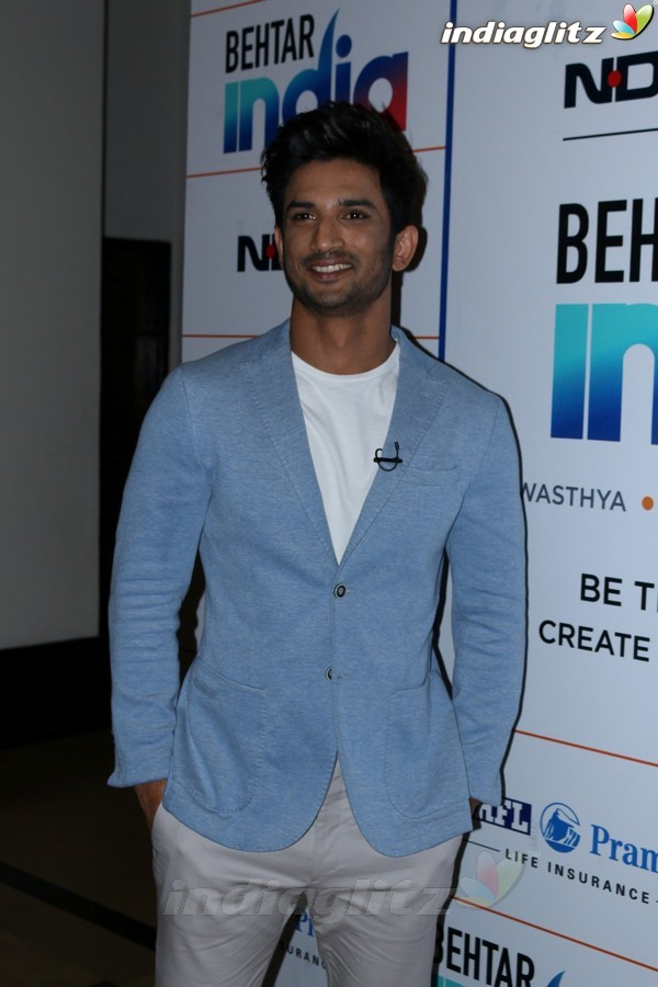 Sushant Singh Rajput at Behtar India Campaign Launch