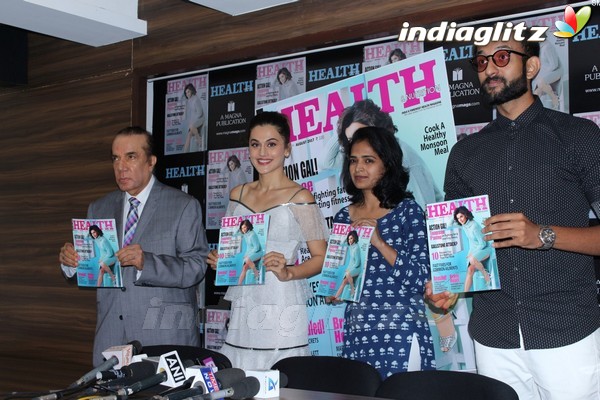 Taapsee Pannu Unveils Health & Nutrition August Issue