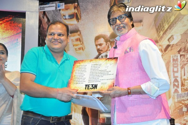 Amitabh Bachchan & Vidya Balan at 'Te3n' Song Launch