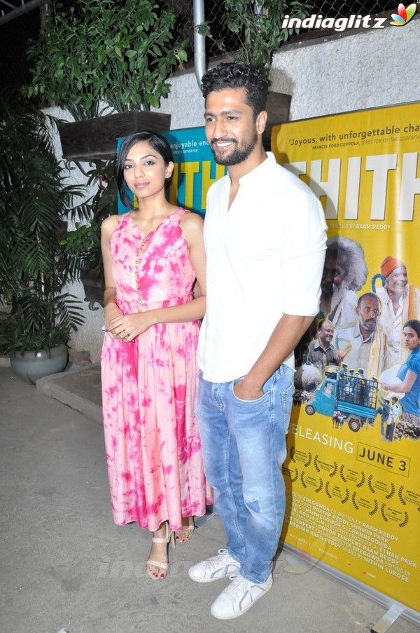 Kangana Ranaut & Anurag Kashyap at Screening of 'Thithi'