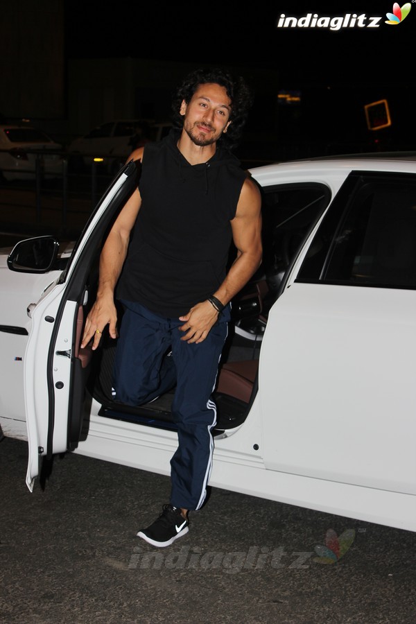 Tiger Shroff Spotted at International Airport