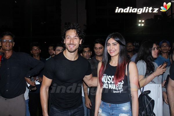 Tiger Shroff & Adah Sharma at Launch of Second Edition of Super Soccer Tournament