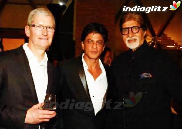 Celebrities at SRK Party for Apple CEO Tim Cook