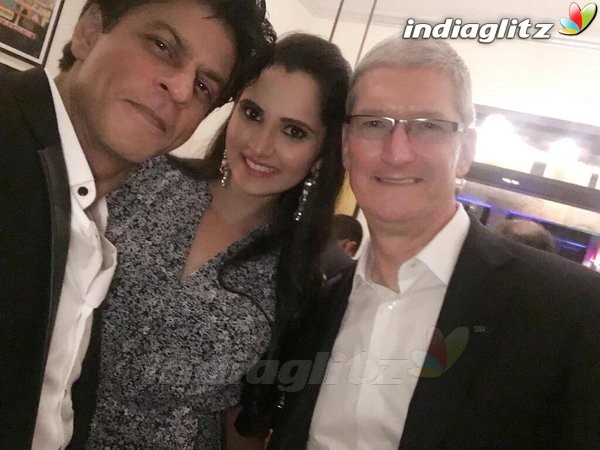 Celebrities at SRK Party for Apple CEO Tim Cook