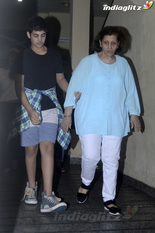 Twinkle Khanna with Son Snapped at PVR Juhu