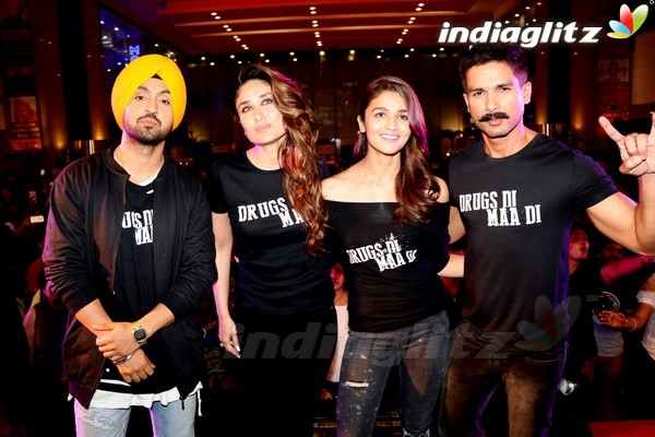 Shahid, Kareena, Alia, Diljit at 'Udta Punjab' Trailer Launch