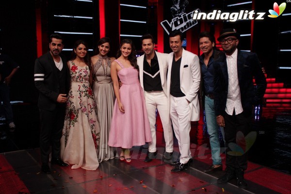 Varun, Alia Promote 'Badrinath Ki Dulhania' On 'The Voice India'
