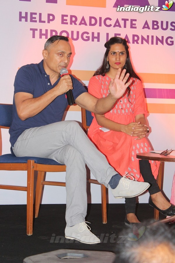 Vidya Balan & Rahul Bose at Launch Special Cause Initiative Regarding Child Sex Abuse