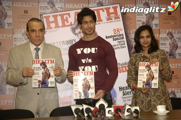Vidyut Jamwal & Bipasha Basu at Health & Nutrition Magazine Launch