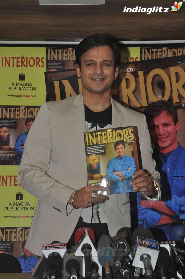 Vivek Oberoi Unveils Special Issue of Society Interior Magazine
