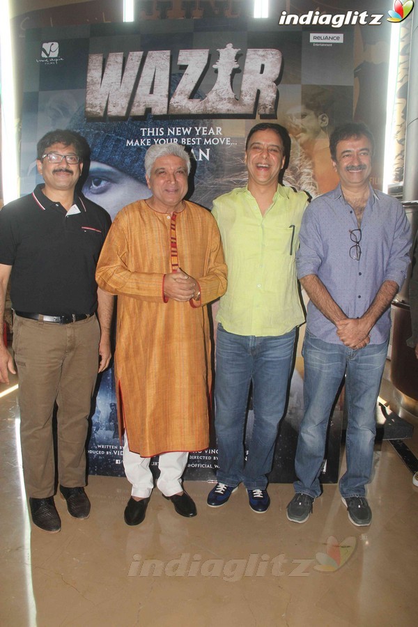 Farhan Akhtar, Aditi Rao Hydari, Neil at 'Wazir' Trailer Launch
