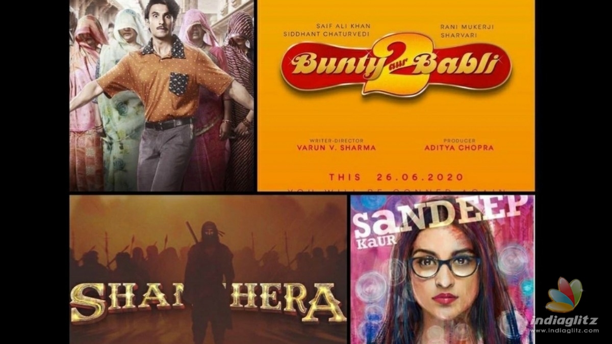 Check out the release dates for upcoming Yash Raj Studios movies