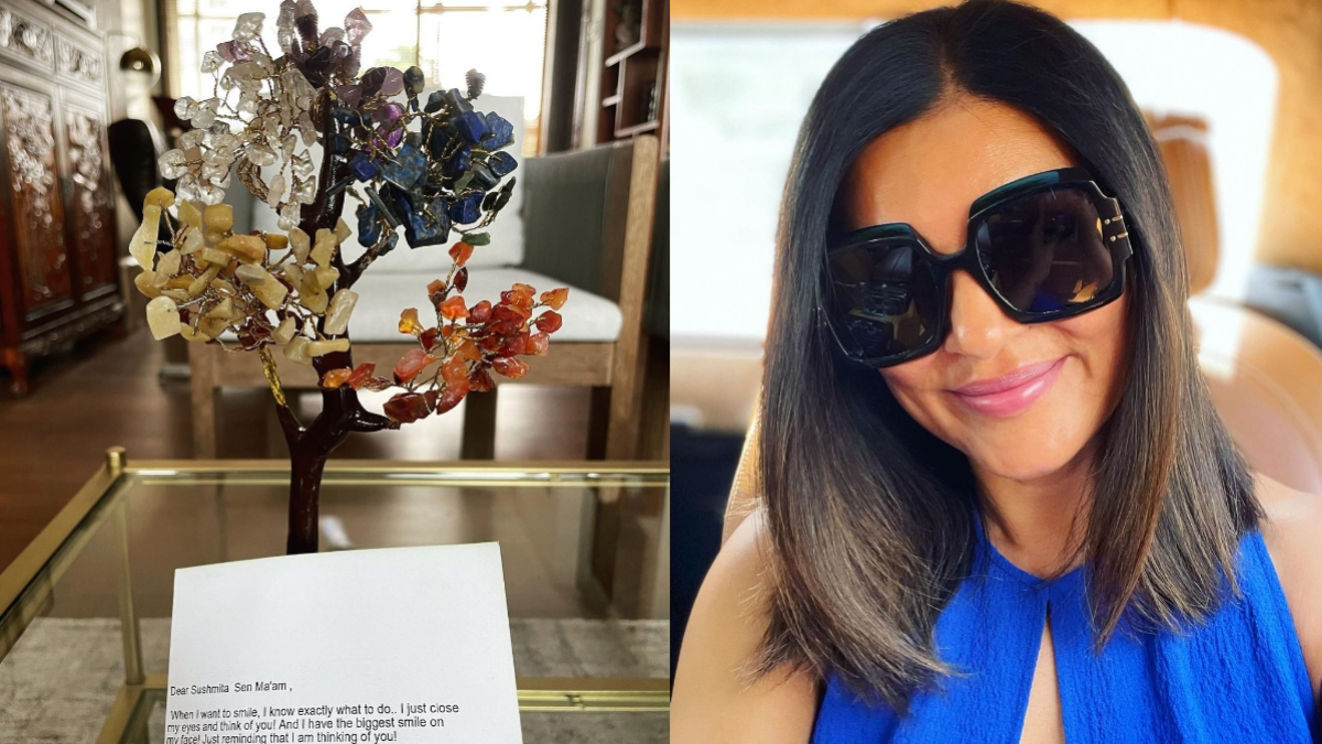Sushmita Sen recieves adorable gifts and notes from her well wishers