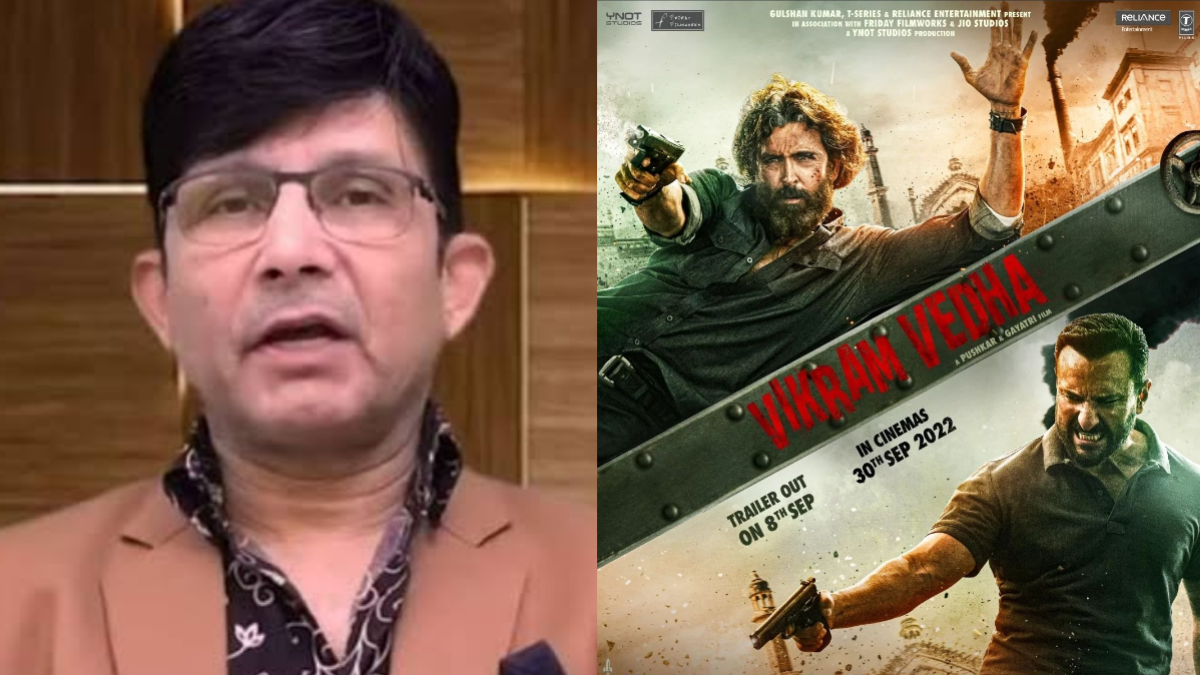 KRK declares Vikram Vedha as a box office failure 