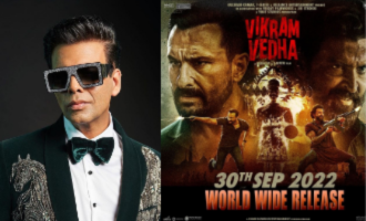 Karan Johar is all praises for Hrithik and Saif's 'Vikram Vedha'