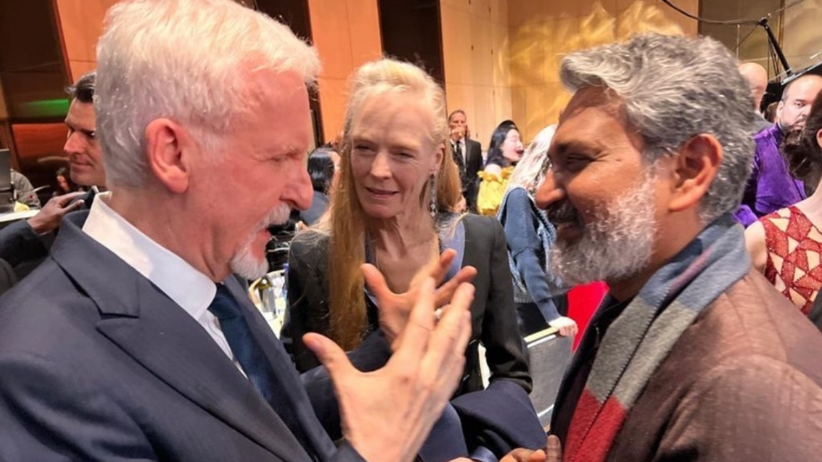 If you ever want to make a movie over here, letâs talk.â - James Cameron to RajamauliÂ 