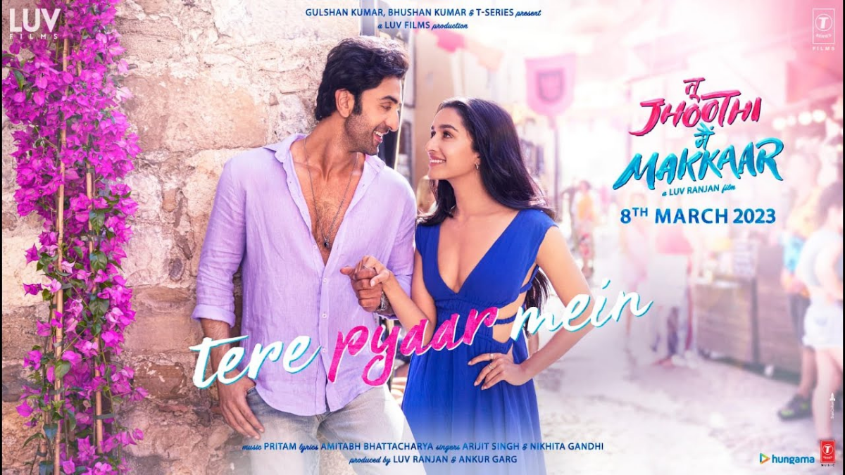 Song Tere Pyaar Mein from Ranbir and Shraddhas Tu Jhoothi Main Makkaar is out nowÂ 