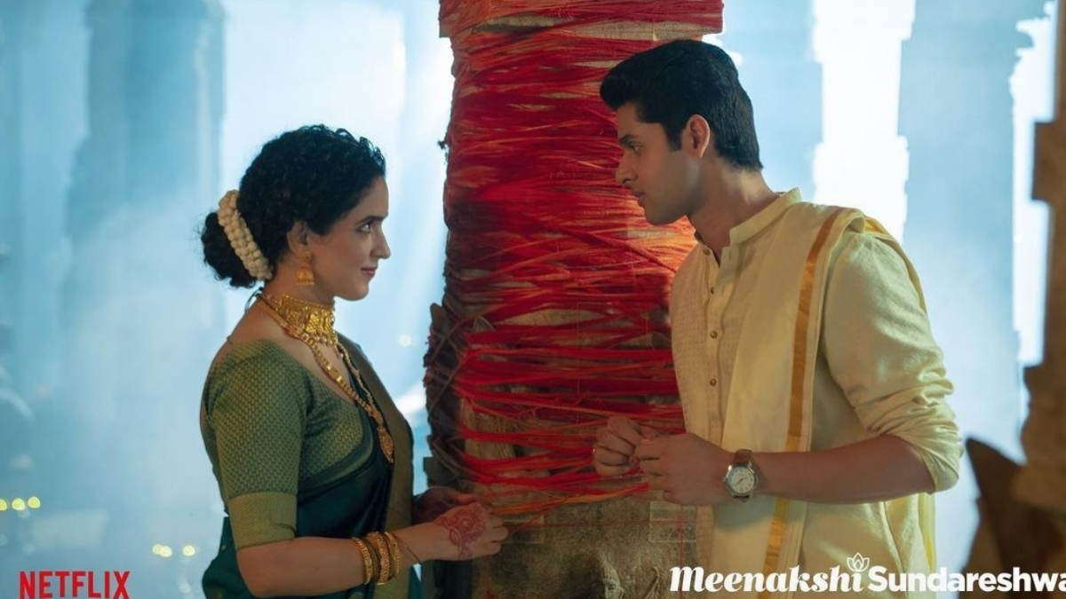 Check out the trailer of Sanya Malhotra and Abhimanyu Dassanis Meenakshi Sundareshwar 