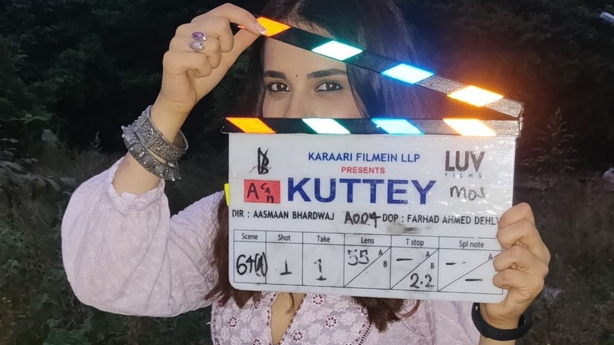 Radhika Madan starts working on Kuttey